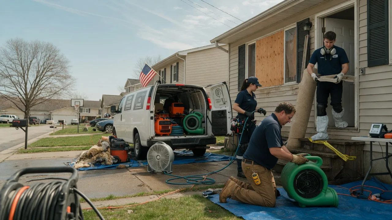 Water Damage Restoration in Eaton, IN near me